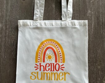 Hello Summer tote bag