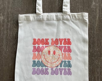 Book Lover tote book bag