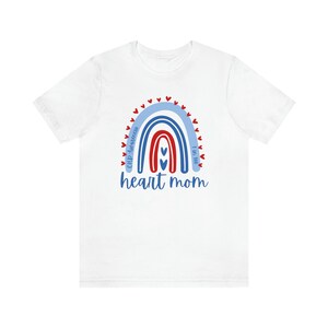 Heart Mom Tee // Heart Warrior CHD Mama Shirt // Chd Awareness Momma Shirt