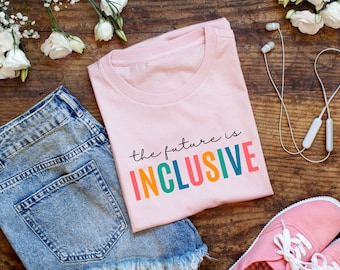 Inclusief Future Teacher-T-shirt, regenboog LGBTQ+ Pride-shirt