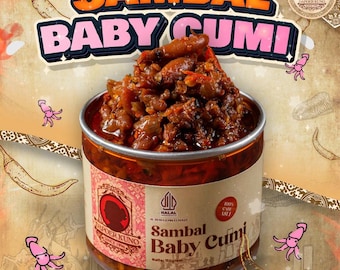 Sambal サンバル Babby Cumi Asin　1点500g Sambal サンバル Babby Cumi Asin 1点500g