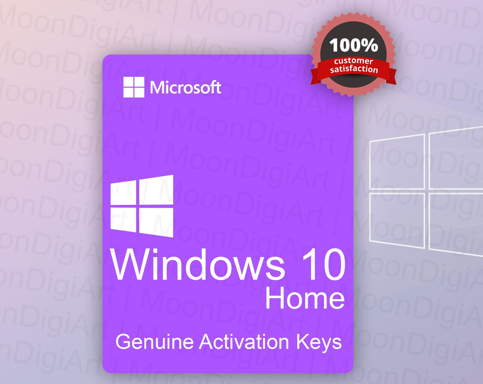 Windows 10 Home License Key (32-64 Bit) | Windows 10 Pro Product Activation License Serial Key, Global Activation
