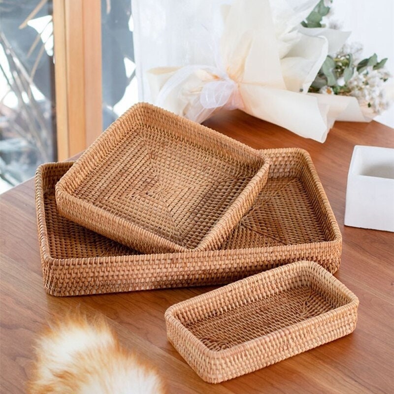 Underbed Storage Basket  Amish Wicker Under Bed or Table Storage — Amish  Baskets