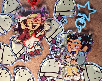 Rymin Holographic Acrylic Keychains/Sticker Set Infinity Train Book 4
