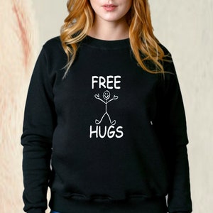 Felpa con cappuccio per adulti unisex Hugs gratuita