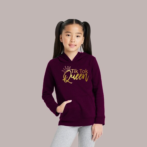 Tiktok Queen Kids Unisex Sweatshirt Hoodie Etsy