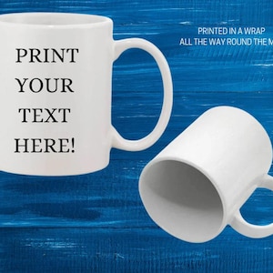 Taza personalizada Taza personalizada Taza personalizada Tu diseño aquí Taza con foto Tu texto aquí Taza regalo para mujer regalo de cumpleaños para hombre