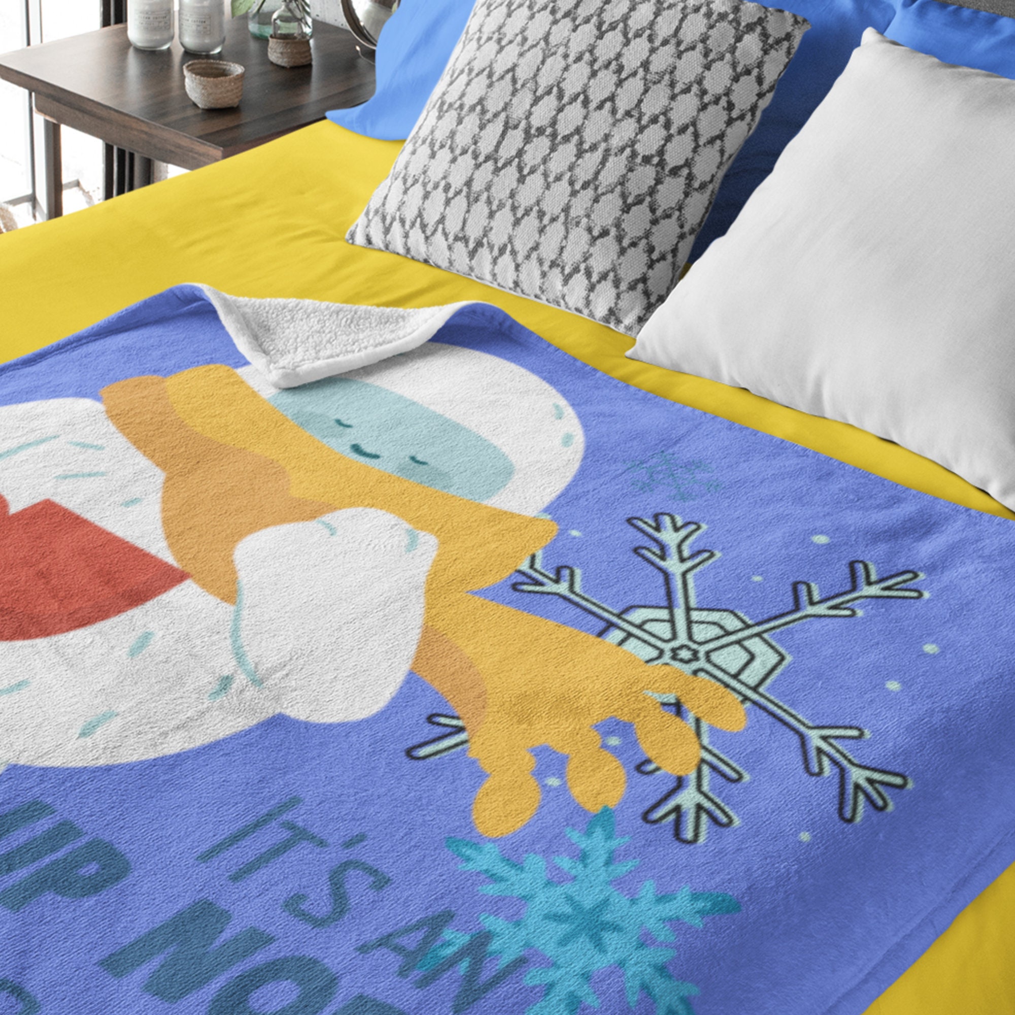 Abominable snowman blanket sale