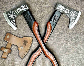 Beautiful custom handmade viking forged axe, Norse Axe Groomsmen gift , Birthday, Tomahawk , Gift for him , Anniversary gift for him