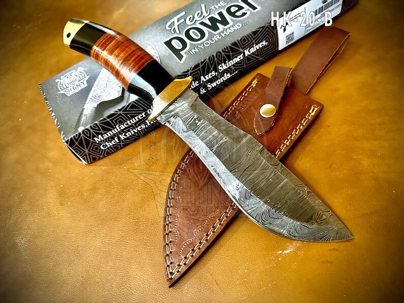 13 Large Handmade Razorback Knife, Fixed Blade Knife, Full Tang