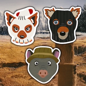 Fantastic Mr. Fox Stickers | Mr. Fox, Ash, Badger