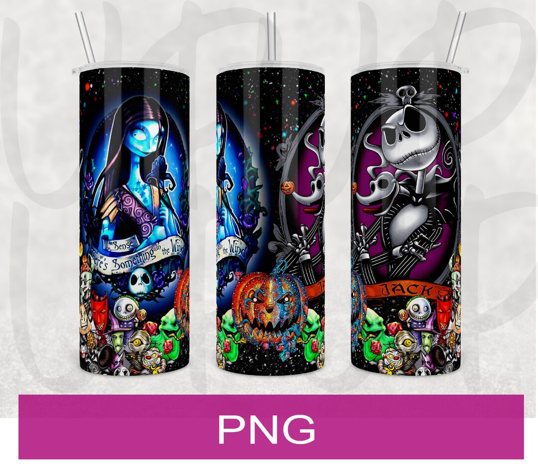 Nightmare Before Christmas | DIGITAL DOWNLOAD | 20oz Tumbler Template ...