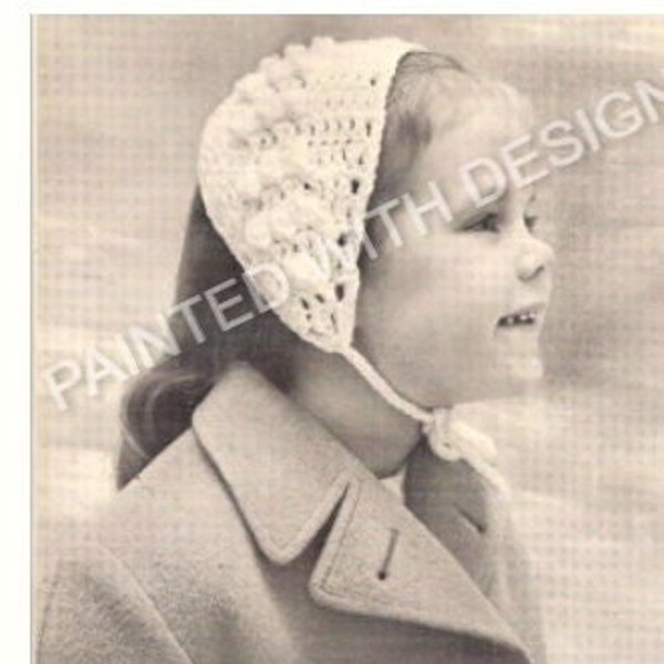 Child's Headband Hat, Child's Hat, Child's Headband Crochet Pattern, PDF Instant Download, Almost Free