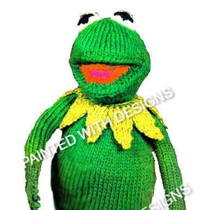 Vintage Kermit The Frog Knitting Pattern, Pattern Book, Child&#39;s Toy, Stuffy, PDF Instant Download Almost Free