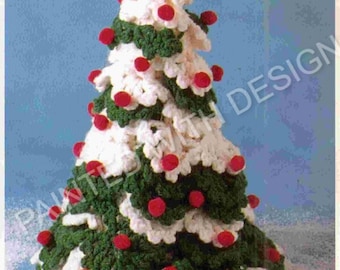 Christmas Tree Crochet Pattern, Xmas Tree, Holiday Tree, Vintage Crochet Pattern, PDF Instant Download, Almost Free