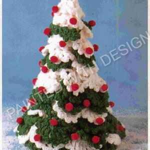 Christmas Tree Crochet Pattern, Xmas Tree, Holiday Tree, Vintage Crochet Pattern, PDF Instant Download, Almost Free