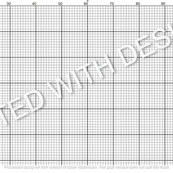 Printable Cross Stitch Graph Paper, A3 Or (11X17) Format, 10 - 22 Count Graph Paper, PDF Instant Download, Almost Free