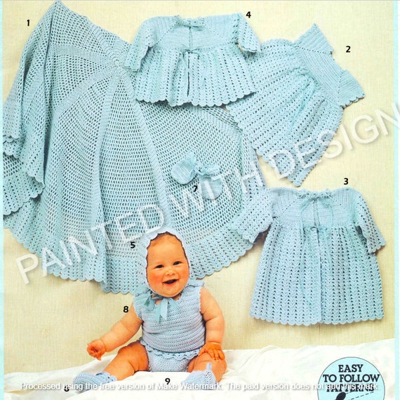 styles de modèles de layette, robe de bébé, manteaux, bonnets
