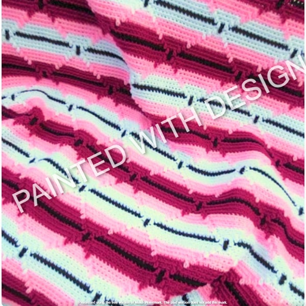 Navajo Indian Afghan, Blanket, Bedspread, Bedcovering Crochet Pattern, PDF Instant Download, Almost Free