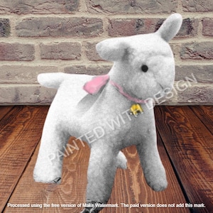 Vintage Lamb, Sheep Sewing Pattern, Kids Toy, Easter, Gift