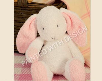 Bunny Knitting Pattern, Rabbit, Easter, Child's Stuffy, Toy, PDF Instant Download Almost Free