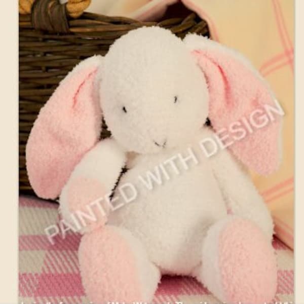 Bunny Knitting Pattern, Rabbit, Easter, Child's Stuffy, Toy, PDF Instant Download Almost Free