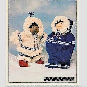 Cabbage Patch Snug As A Bug, Parka, Leggings, Boots, Bunting Bag Knitting Pattern, PDF Knitting Pattern, PDF Instant Download, Almost Free