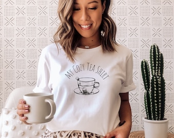 Unisex Tea Shirt, Cute Tshirts for Women, Cozy Shirt, Tea Lovers, Tea Gift Ideas, Tea Lover Gift, Cottagecore Clothing, Introvert Gifts