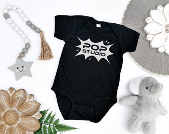 Rabbit Skins Mockup | Rabbit Skins Black 4424 Mockup | Baby Mockup | Baby Onesie Bodysuit Mockup | Baby Mock-Ups | Baby Mock Up | Baby Boho