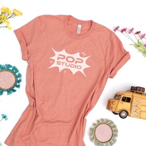 Bella Canvas Mockup | Bella Canvas 3001 | Heather Prism Sunset T-Shirt | Flatlay | Bella + Canvas 3001 CVC | Boho Mockup | Hippie Mockup