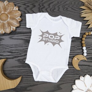 Makieta Baby Onesie | Rabbit Skins White 4424 | Makieta Baby | Makieta Flatlay | Makieta Baby Bodysuit | Makieta Youth | Makieta Boho
