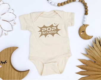 Baby Boho Mockups | Rabbit Skins Natural 4424 Mockup | Flatlay Mock Up | Baby Onesie Bodysuit Mockup | Baby Mock-Ups | Floral Mockups