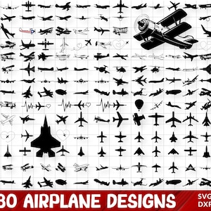 Airplane Svg Bundle, Plane Route Svg, Love Airplane Svg, Airplane Svg Cut Files For Cricut, Military Plane Svg, Biplane Svg, Jet Plane Svg