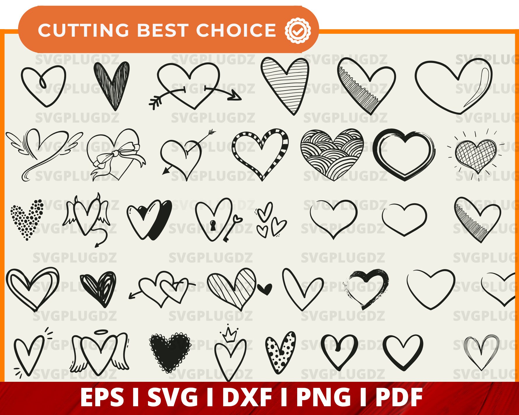 Heart Svg Bundle, Heart Svg, Hand Drawn Heart Svg, Open Heart Svg ...
