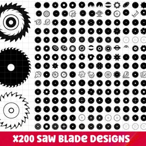 Saw Blade SVG Bundle, Saw Blade PNG Bundle, Saw Blade Clipart, Saw Blade SVG Cut Files Cricut, Saw Blade Monogram Svg, Saw Monogram Svg