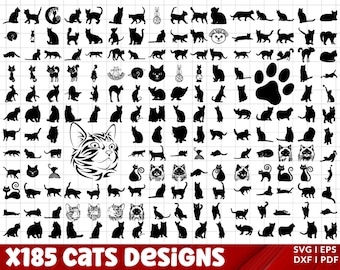 Cat Silhouette, Cat SVG, Cat Head SVG, Cat Face Svg, Cat Cut Files, Cat Peeking SVG, Black cat svg, Peeking cat clipart, Cute Cat Png.