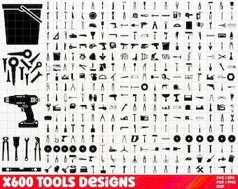 Tools SVG Bundle, Tools PNG Bundle, Tools Clipart, Tools SVG Cut Files for Cricut, Mechanic Tools svg, Wrench Svg, Hand Tool Svg for cricut