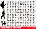 Dance SVG Bundle, Dance PNG Bundle, Dance Clipart, Dancing SVG Cut Files for Cricut, Dance Team Svg, Dance Silhouette, Dance Couple Svg