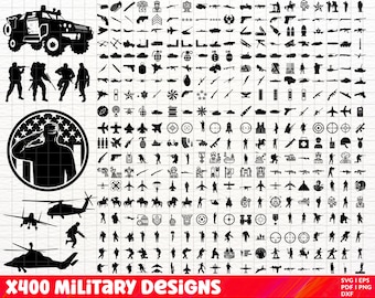 Military Svg, Military PNG Bundle, Military Clipart, Military Cut Files for Cricut, US Soldier SVG, Veteran Soldier svg, American Troops svg