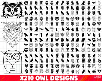 Pakiet SVG Sowa, Pakiet PNG Sowa, Clipart Sowy, Pliki Sowy SVG Cut dla Cricut, Kwiatowa Sowa Svg, Sowa Zentangle Svg, Mandala Sowa Svg, Dzika Sowa Svg