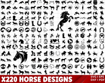 Horse svg, Horse head svg, Horse Silhouette, Horse Heart Svg, Horseshoe SVG, Animal Svg, riding svg, cutting files for cricut silhouette.