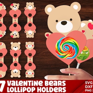 Valentijn Lolly Houder SVG, Valentijnsdag Lolly Houder Cut File, Candy Holder Svg, Funny Valentine Candy Holder, Kids Crafts Cut File