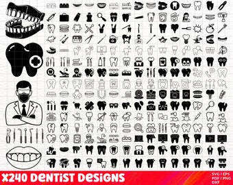 Zahnarzt SVG Bundle, Zahnarzt PNG Bundle, Zahnarzt Clipart, Zahnarzt SVG Schnittdateien Cricut, Zahnsvg, Dentalhygieniker SVG, Zahnarzt Silhouette.