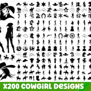 Cowgirl SVG Bundle , Cowgirl PNG , Cowgirl Clipart, Cowgirl SVG Files For Cricut, Cowgirl Silhouette, Western Svg, Howdy Svg, Cowboy Svg