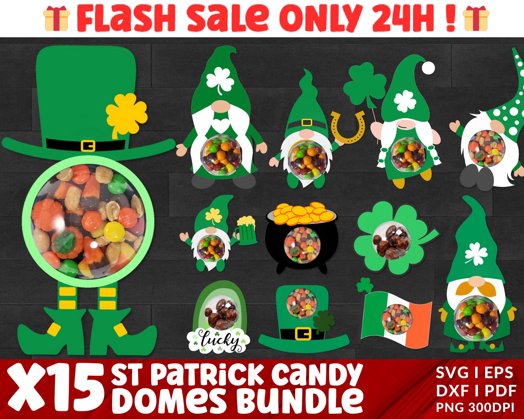 M&M'S Milk Chocolate St. Patrick's Day Party Favors (30 Pack), Printed  M&M'S With St. Patrick's Day Themed Icons, Perfect For St. Patrick's Day