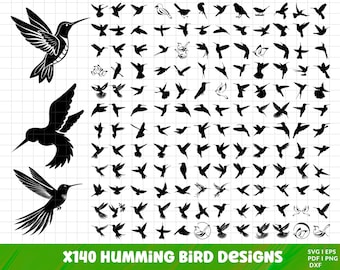 Hummingbird SVG Bundle ,Hummingbird PNG Bundle, Hummingbird Clip Art, Hummingbird Files For Cricut, Hummingbird Vector, Bird Svg, Birds svg