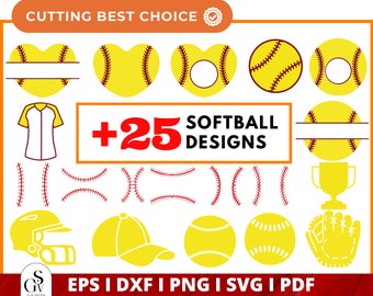 Softball SVG Files, Baseball stitches svg, Sports Mom Cut Files, Softball Silhouette Cut Files, Softball love svg, Baseball SVG Clip Art