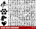 Dog SVG Bundle, Dog PNG Bundle, Dog Clipart, Dog SVG Cut Files for Cricut, Cute Dog Svg, Paw Prints svg, Pet Svg, Dog House svg, Dog Bone