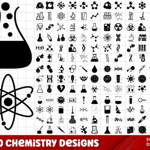 Chemistry SVG Bundle, Chemistry PNG Bundle, Chemistry Clipart, Chemistry SVG Cut Files for Cricut, Science Svg, Test Tube Chemical Svg