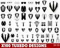 Tuxedo SVG Bundle, Tuxedo PNG Bundle, Tuxedo Clipart, Suit clipart, Suit bundle svg, Tuxedo cut file, Tuxedo SVG Cut Files for Cricut.